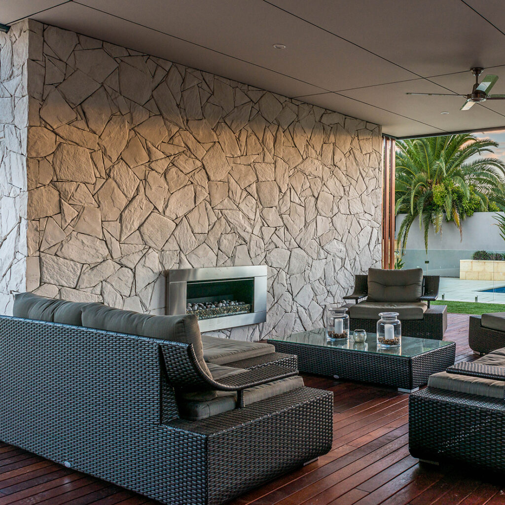 Arctic Stone Wall Cladding Outdoor Entertaining - Limestone