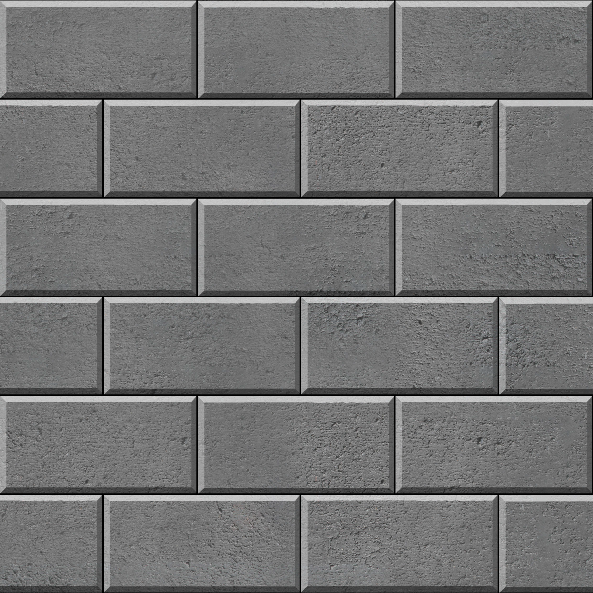 Stretcher Bond - Brick Bond (rectangle) Grey1200