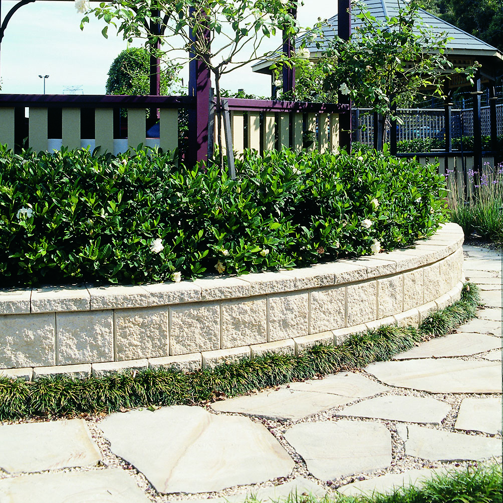 Junior Block Garden Wall - Oatmeal