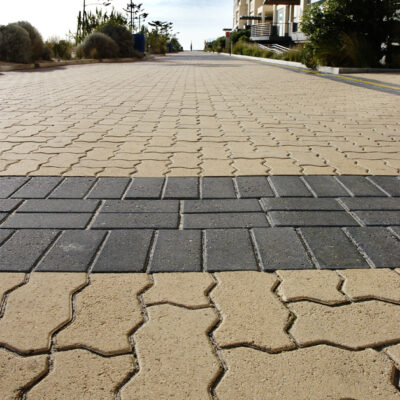 Unipave Commercial Pathway Pavers - Desert Sand 225 x 112 Pavers