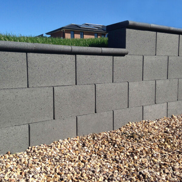 Freestone Raised Garden Wall - Ebony Smooth