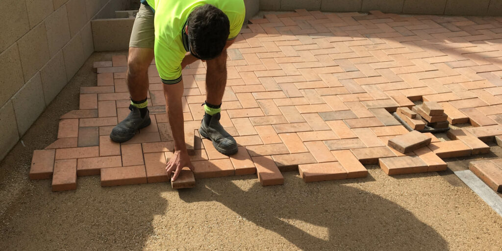 DIY Paver Brochure | Laying The Pavers