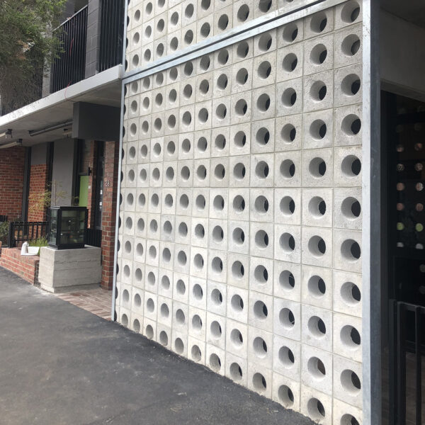 Circular Breeze Blocks - Feature Wall Blocks - Grey 290 x 290 Blocks