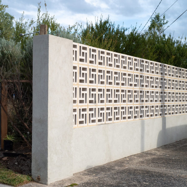 Hindu Breeze Blocks Feature Wall - White 290 x 290 Blocks