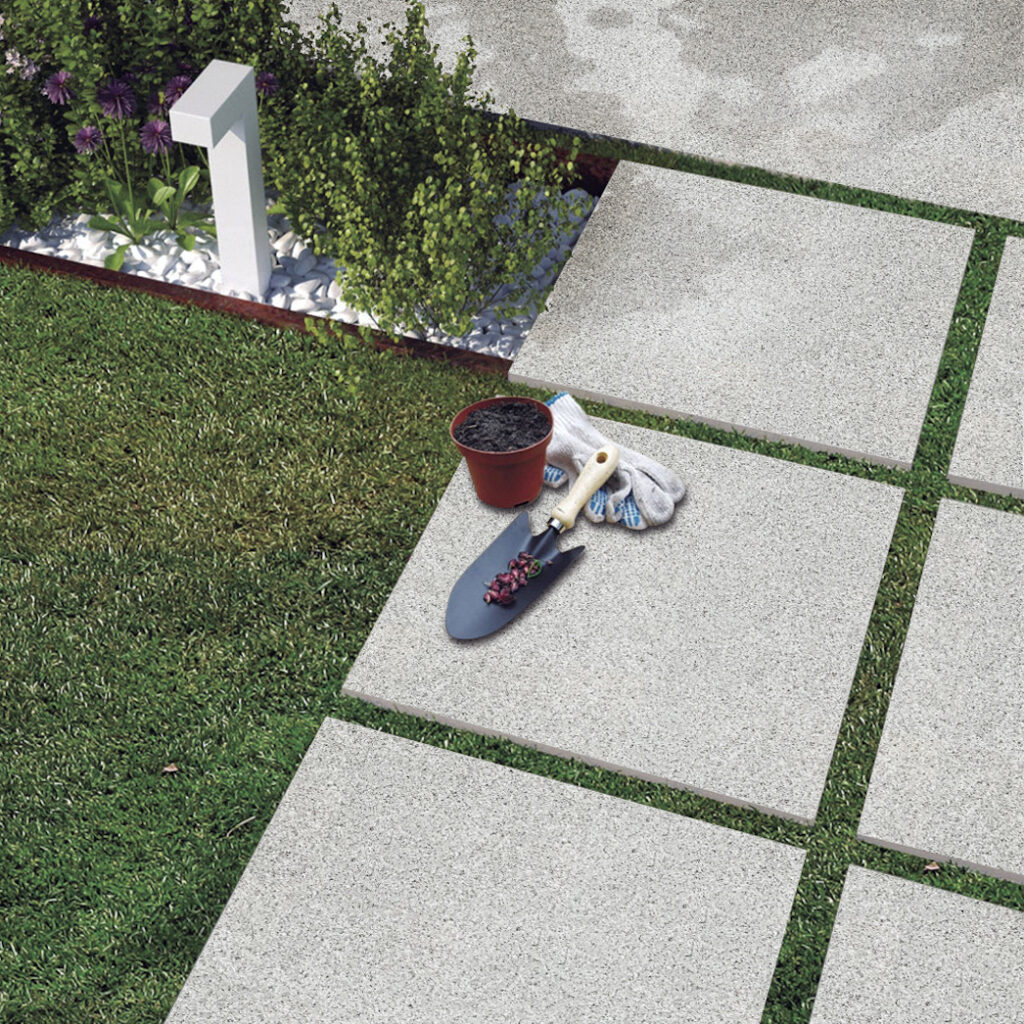 stone slabs in grass