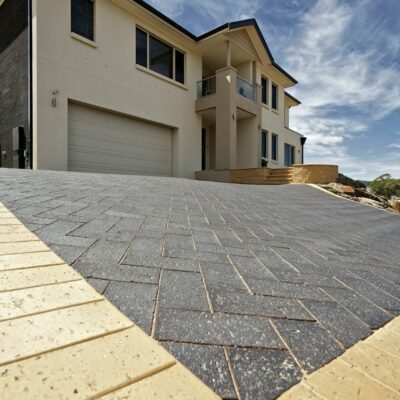 Clay Driveway Pavers - Aniseed and Straw