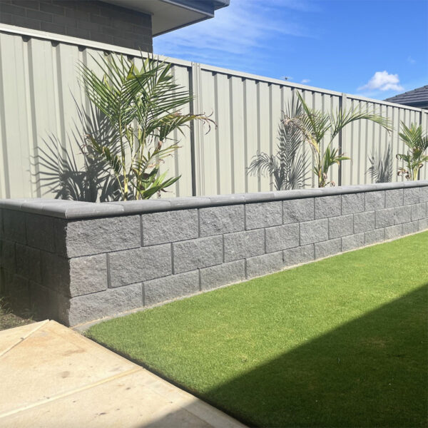 Easy Wall Block Garden Wall Charcoal