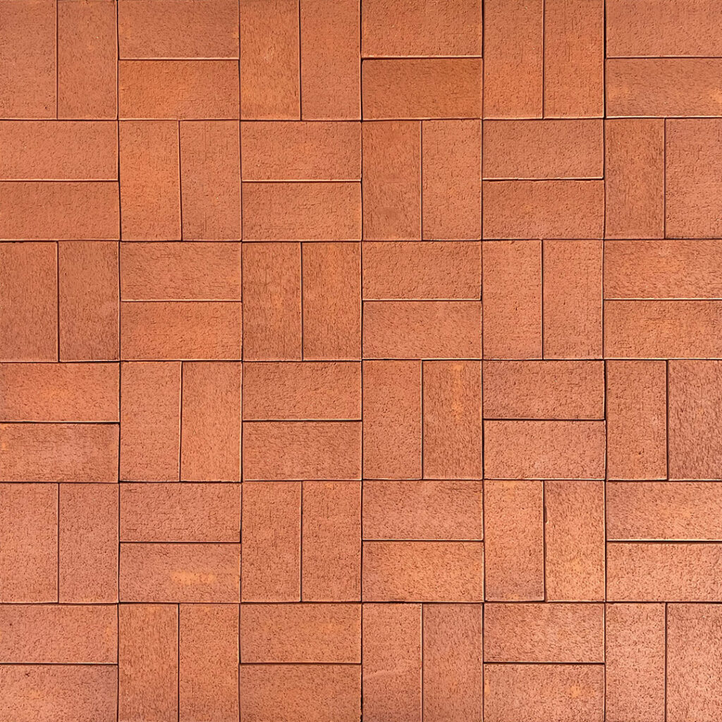 Red Textured Clay Pavers 200 x 100 x 50mm