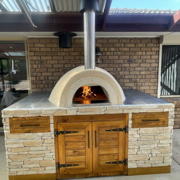 Pizza Oven Wall Cladding | MO Rustic Creations