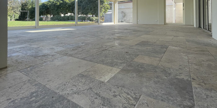 Silver Travertine Tiles | Built By Scanlon