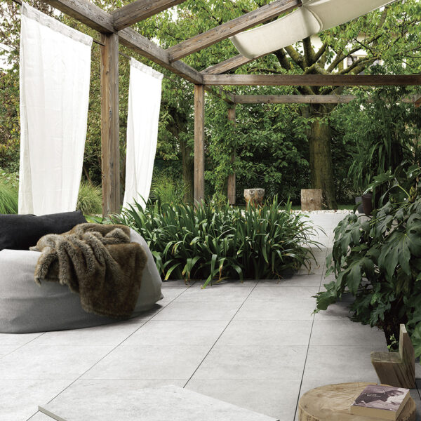 Stoneware White Haven Outdoor Paver 600x600