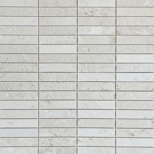 Beige Limestone Subway Tile - Stack Bond Pattern