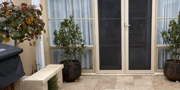 Country Blend Travertine | Patio | Matthew OGrady Landscape Designs4